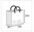 大四開手提紙袋