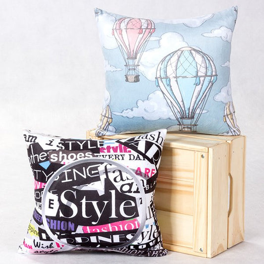 毛絨布抱枕-小型方形毛絨布