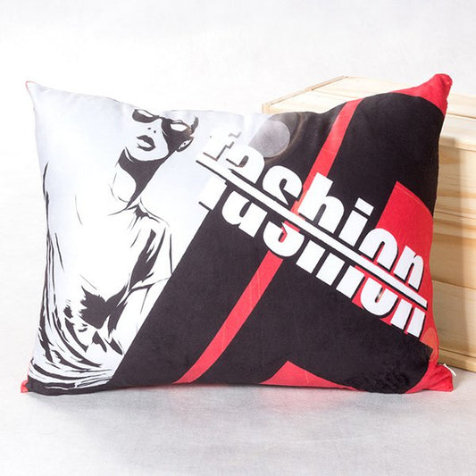 毛絨布抱枕-小型長形毛絨布