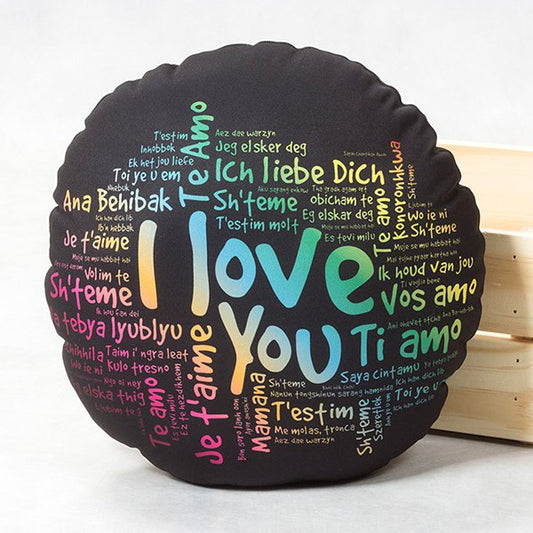 滌綸布抱枕-小型圓形滌綸布