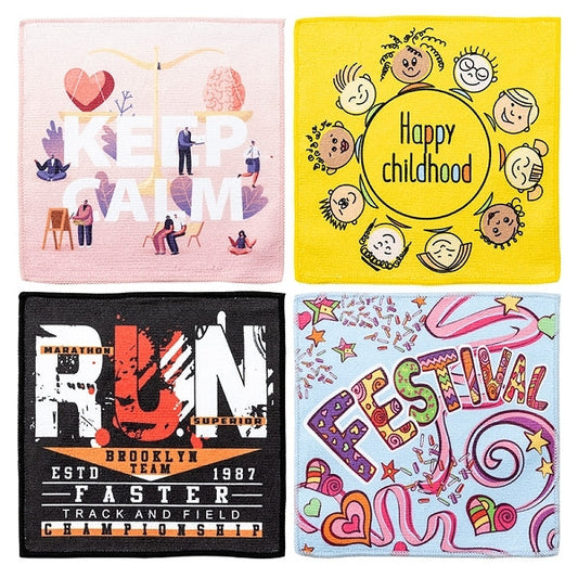 單面熱昇華小方巾