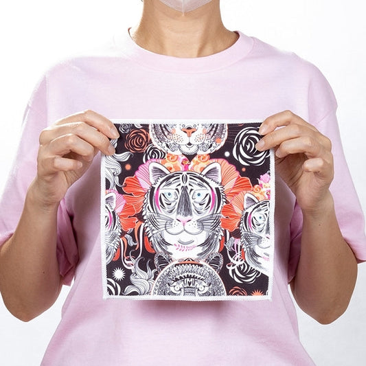 棉+T雙層毛巾方型-19x19公分(單面全彩昇華)