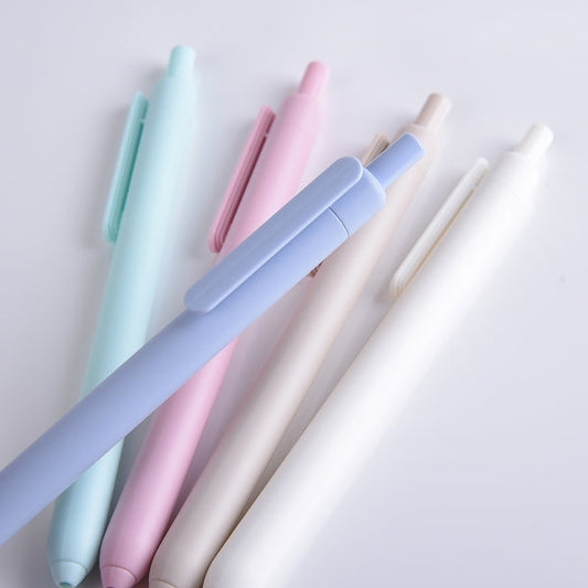 按壓式馬卡龍色廣告筆