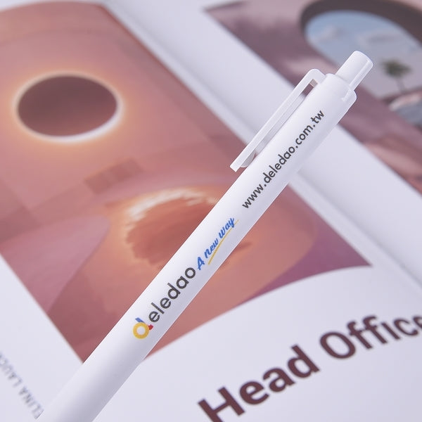 按壓式霧面塑膠筆管廣告筆