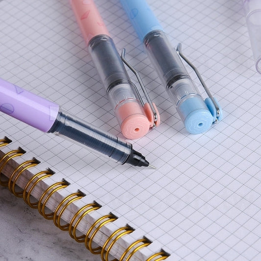 幾何圖案直液式中性筆