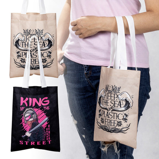 不織布袋23x30cm短提帶