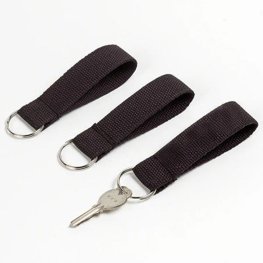 編織帶鑰匙圈-吊掛式W3xH12cm短編織帶/可選色-單面單色印刷