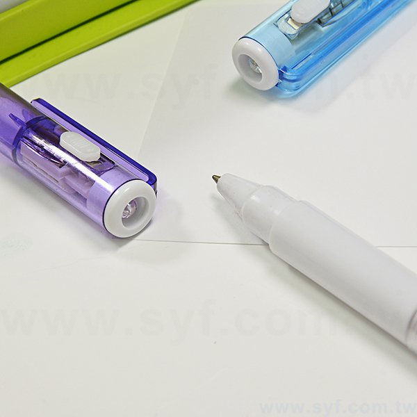 LED廣告筆-造型燈禮品-多功能口哨原子筆-兩款筆桿可選-採購訂製贈品筆