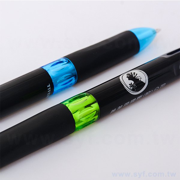 廣告筆-三色筆芯防滑筆管禮品