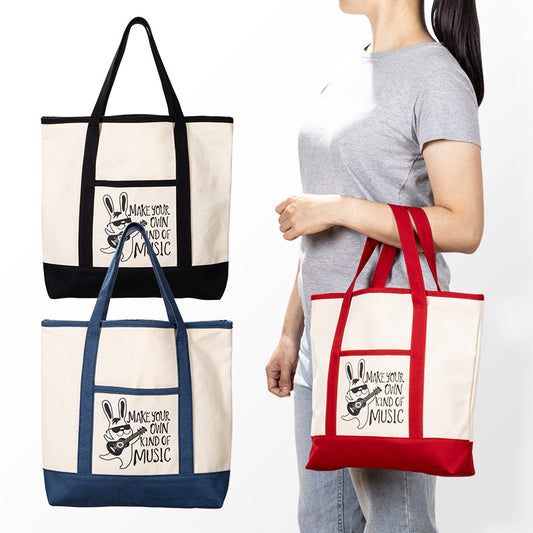 ■托特帆布包-W37.5xH30xD8cm可選色-單面單色印刷