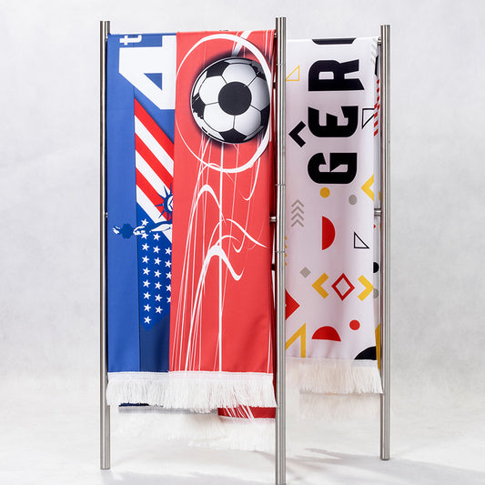 流蘇圍巾-135x20cm聚酯纖維-雙面彩色印刷