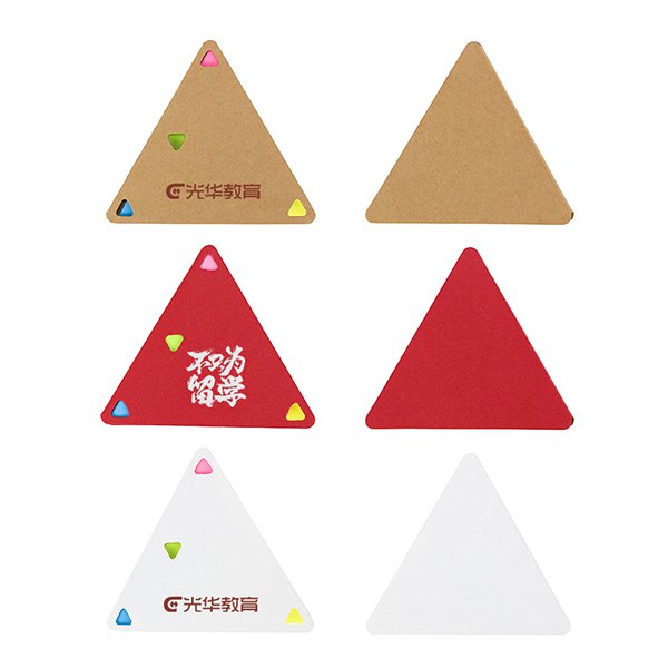 三角形便利貼-封面單色印刷