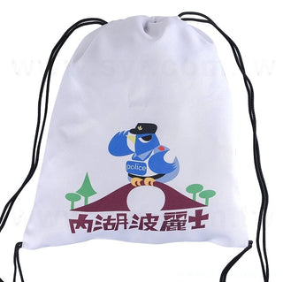 斜紋布後背包-150D/雙面彩色束口-政府機關-台北市警察局