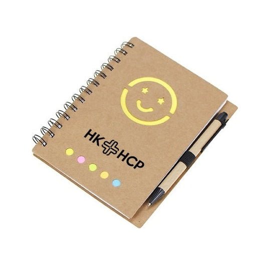 笑臉造型附筆便利貼本