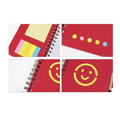 笑臉造型附筆便利貼本