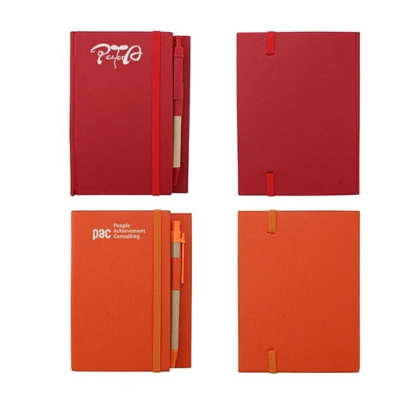 五色標鬆緊帶附筆記事本便利貼