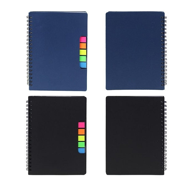 多功能線圈五色標筆記本附筆