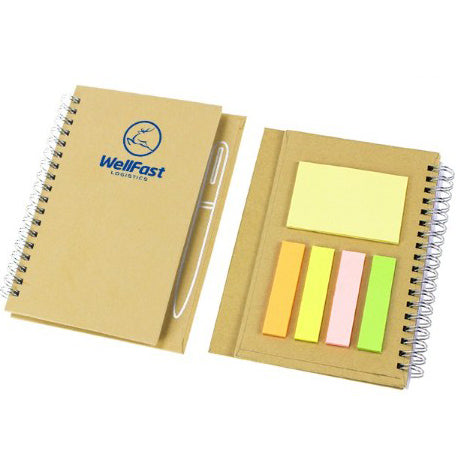 線圈磁性附筆便利貼筆記本