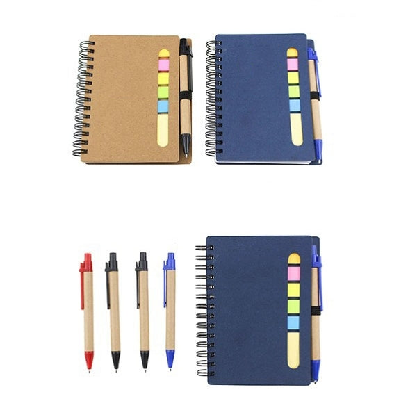 線圈附筆便利貼筆記本