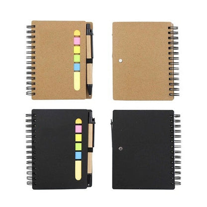 線圈附筆便利貼筆記本