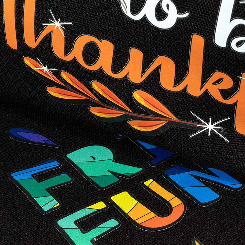 黑色外口袋手提斜背帆布包