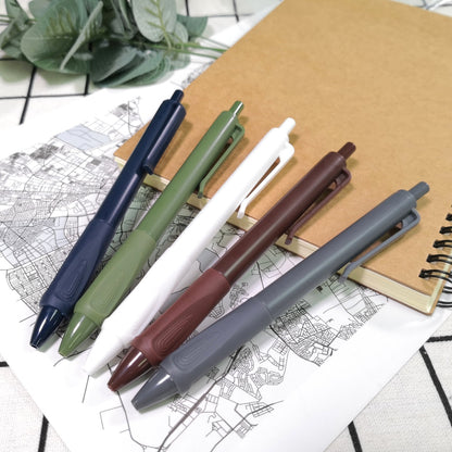 三角葉磨砂按壓式原子筆